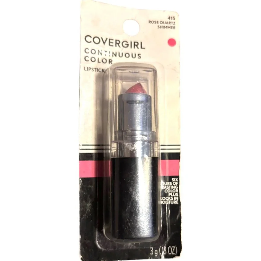 CoverGirl Continuous Color Lipstick, 415 Rose Quartz Shimmer,‎ 0.13 oz